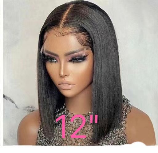 100% Human Lace Frontal Bob Wig